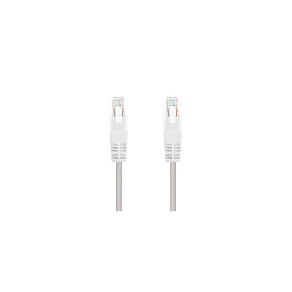 Cable de Red RJ45 UTP Nanocable 10.20.0101-W Cat.5e/ 1m/ Blanco | Hasta 1 m