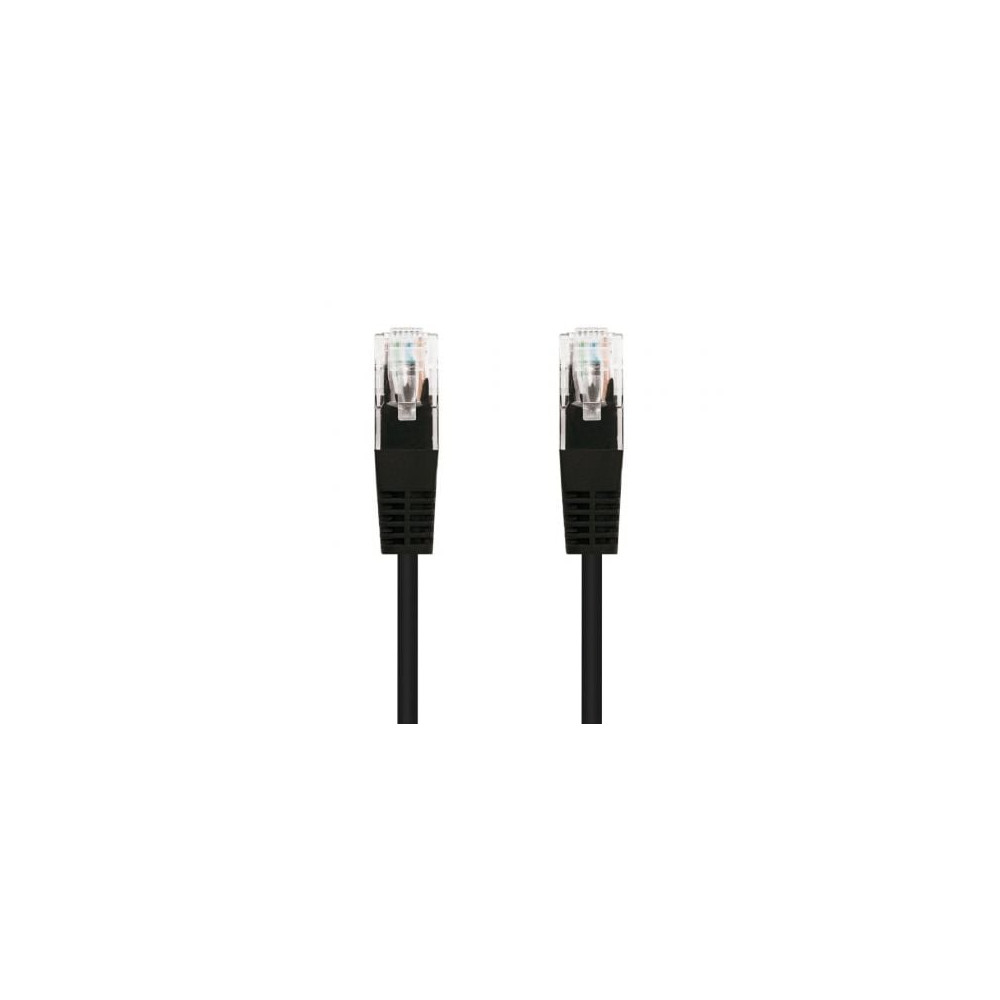 Cable de Red RJ45 UTP Nanocable 10.20.0105-BK Cat.5e/ 5m/ Negro | 5 m