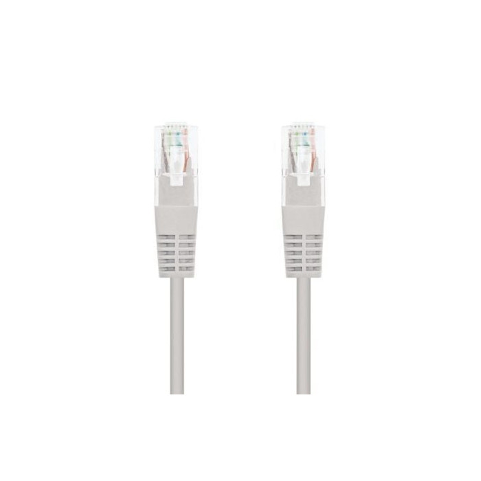 Cable de Red RJ45 UTP Nanocable 10.20.0400 Cat.6/ 50cm/ Gris | Hasta 1 m