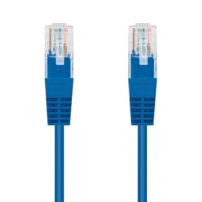 Cable de Red RJ45 UTP Nanocable 10.20.0400-BL Cat.6/ 50cm/ Azul | Hasta 1 m