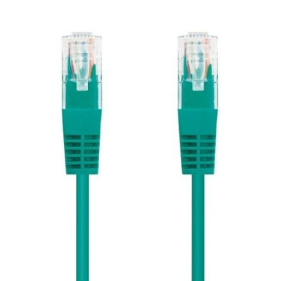 Cable de Red RJ45 UTP Nanocable 10.20.0400-L25-GR Cat.6/ 25cm/ Verde | Hasta 1 m