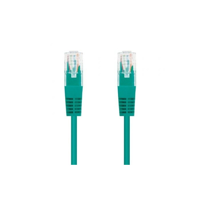 Cable de Red RJ45 UTP Nanocable 10.20.0400-L25-GR Cat.6/ 25cm/ Verde | Hasta 1 m