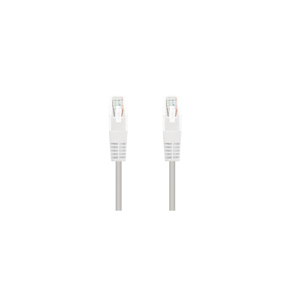 Cable de Red RJ45 UTP Nanocable 10.20.0400-W Cat.6/ 50cm/ Blanco | Hasta 1 m