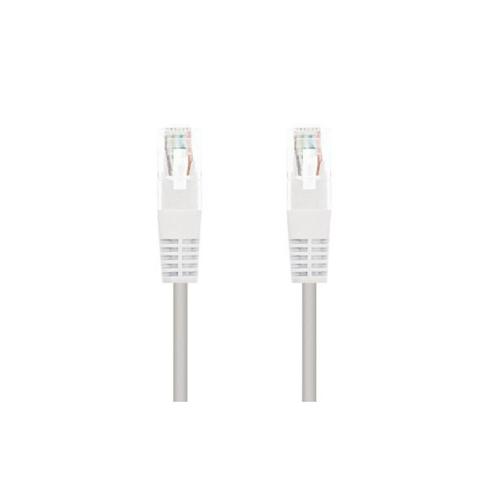 Cable de Red RJ45 UTP Nanocable 10.20.0400-W Cat.6/ 50cm/ Blanco | Hasta 1 m
