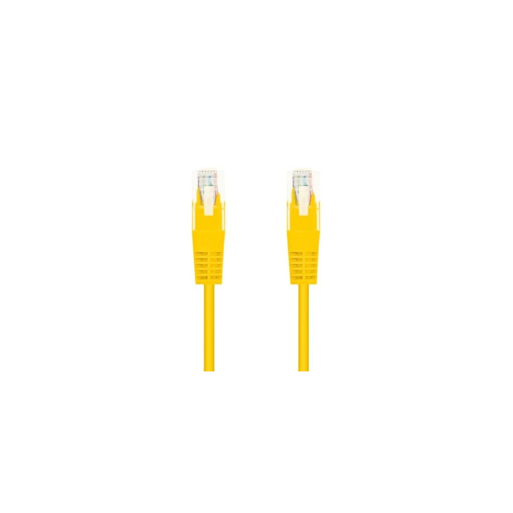 Cable de Red RJ45 UTP Nanocable 10.20.0400-Y Cat.6/ 50cm/ Amarillo | Hasta 1 m