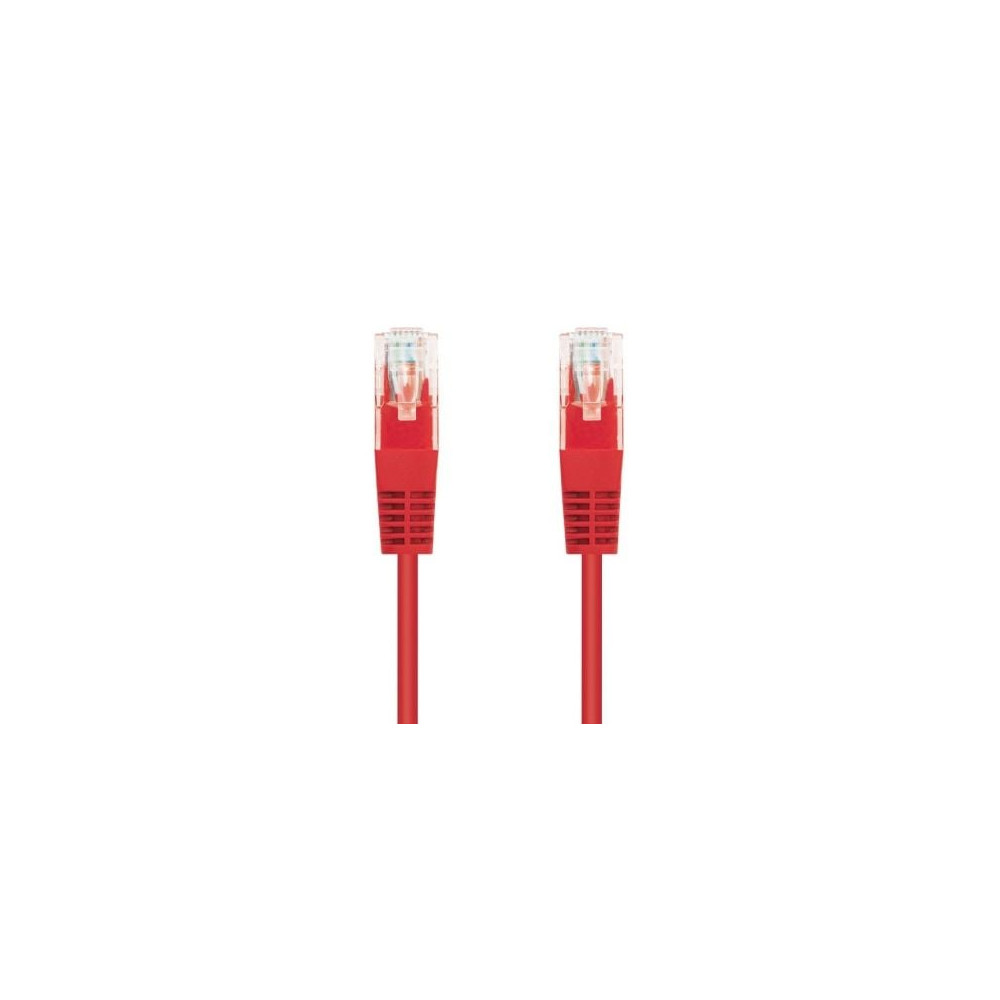 Cable de Red RJ45 UTP Nanocable 10.20.0401-R Cat.6/ 1m/ Rojo | Hasta 1 m