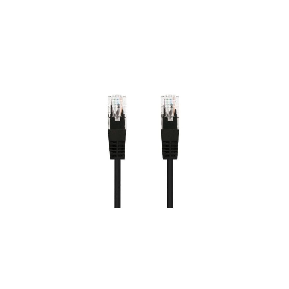 Cable de Red RJ45 UTP Nanocable 10.20.0402-BK Cat.6/ 2m/ Negro | 2 m