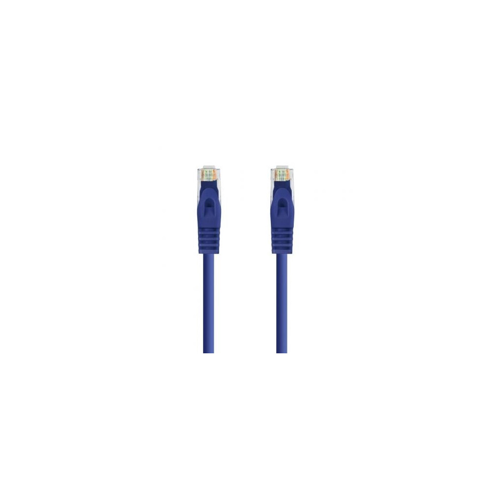 Cable de Red RJ45 UTP Nanocable 10.20.1800-L25-BL Cat.6A/ LSZH/ 25cm/ Azul | Hasta 1 m