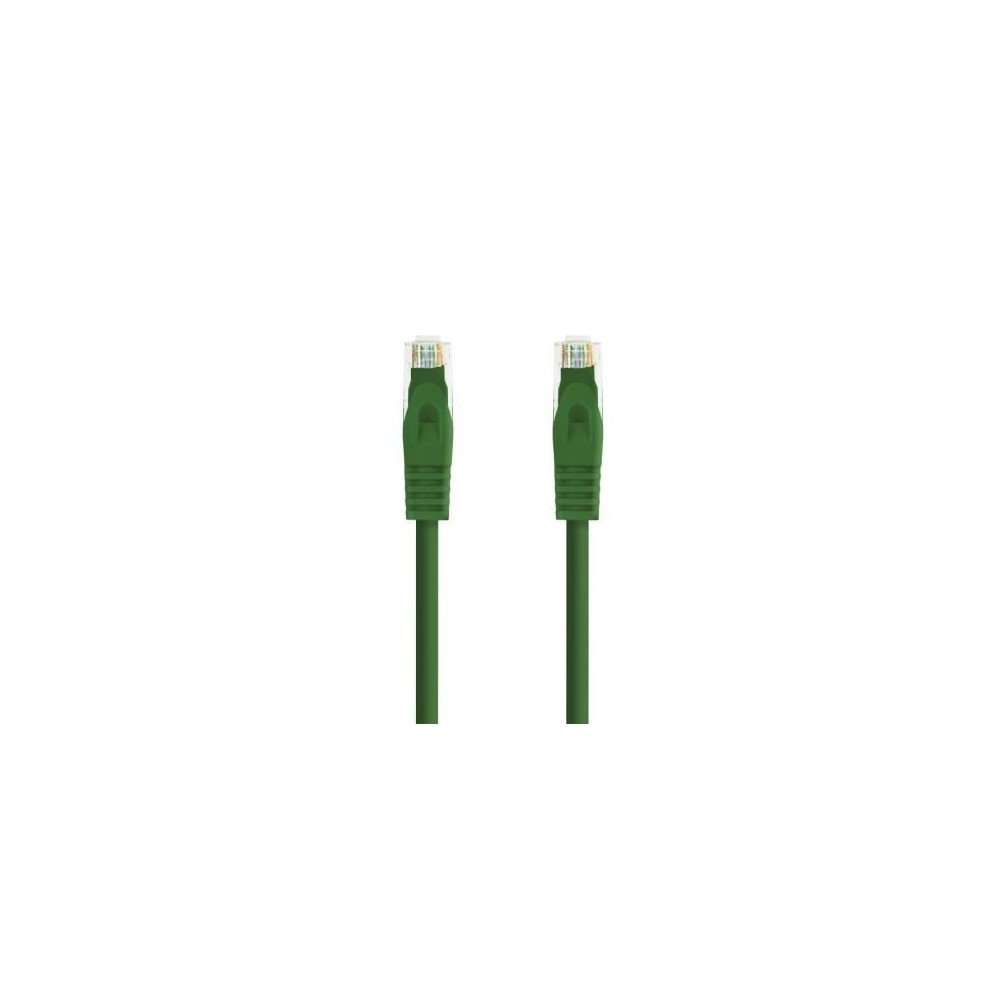 Cable de Red RJ45 UTP Nanocable 10.20.1800-L25-GR Cat.6A/ LSZH/ 25cm/ Verde | Hasta 1 m