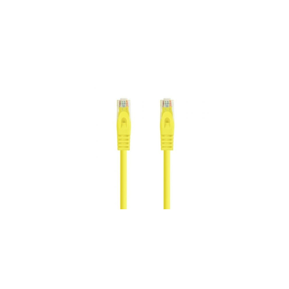 Cable de Red RJ45 UTP Nanocable 10.20.1800-L25-Y Cat.6A/ LSZH/ 25cm/ Amarillo | Hasta 1 m