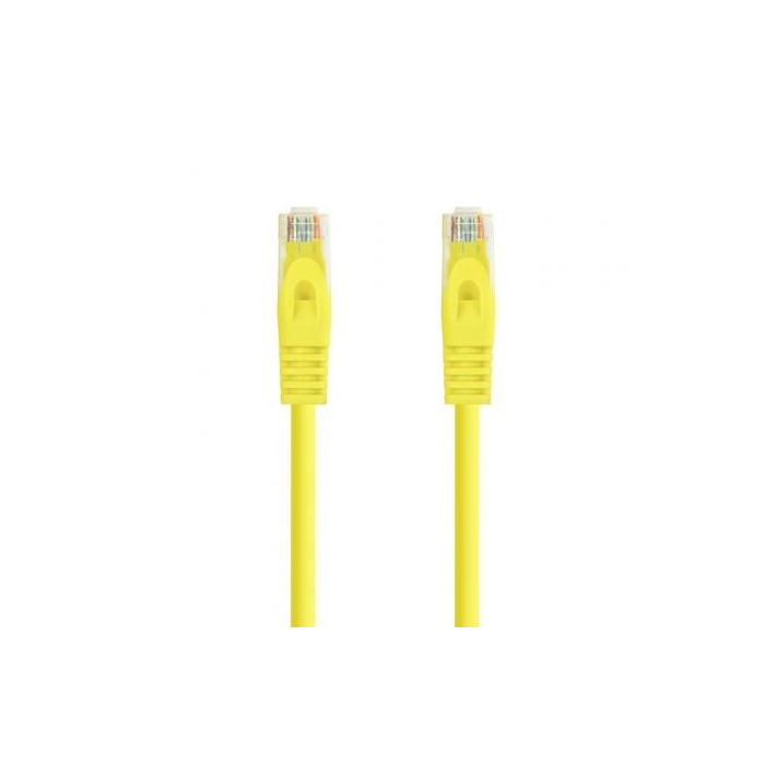Cable de Red RJ45 UTP Nanocable 10.20.1800-L25-Y Cat.6A/ LSZH/ 25cm/ Amarillo | Hasta 1 m