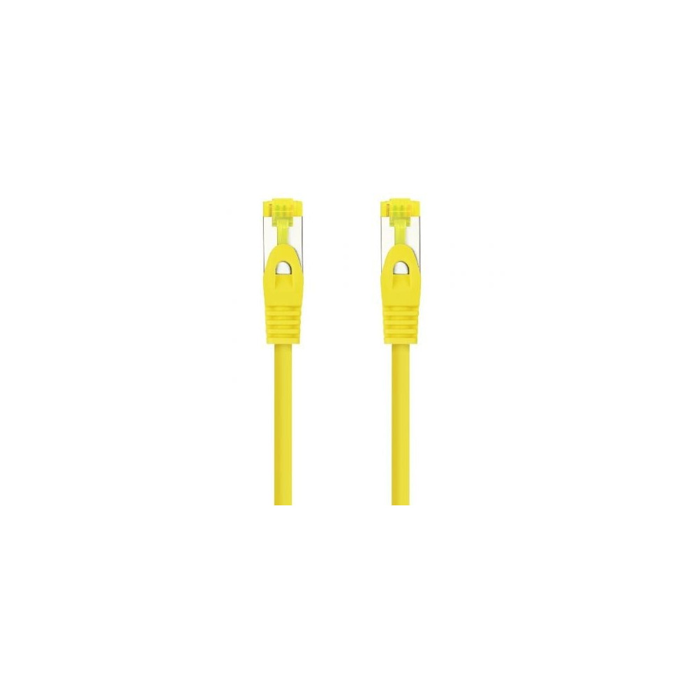 Cable de Red RJ45 SFTP Nanocable 10.20.1900-L25-Y Cat.6A/ LSZH/ 25cm/ Amarillo | Hasta 1 m