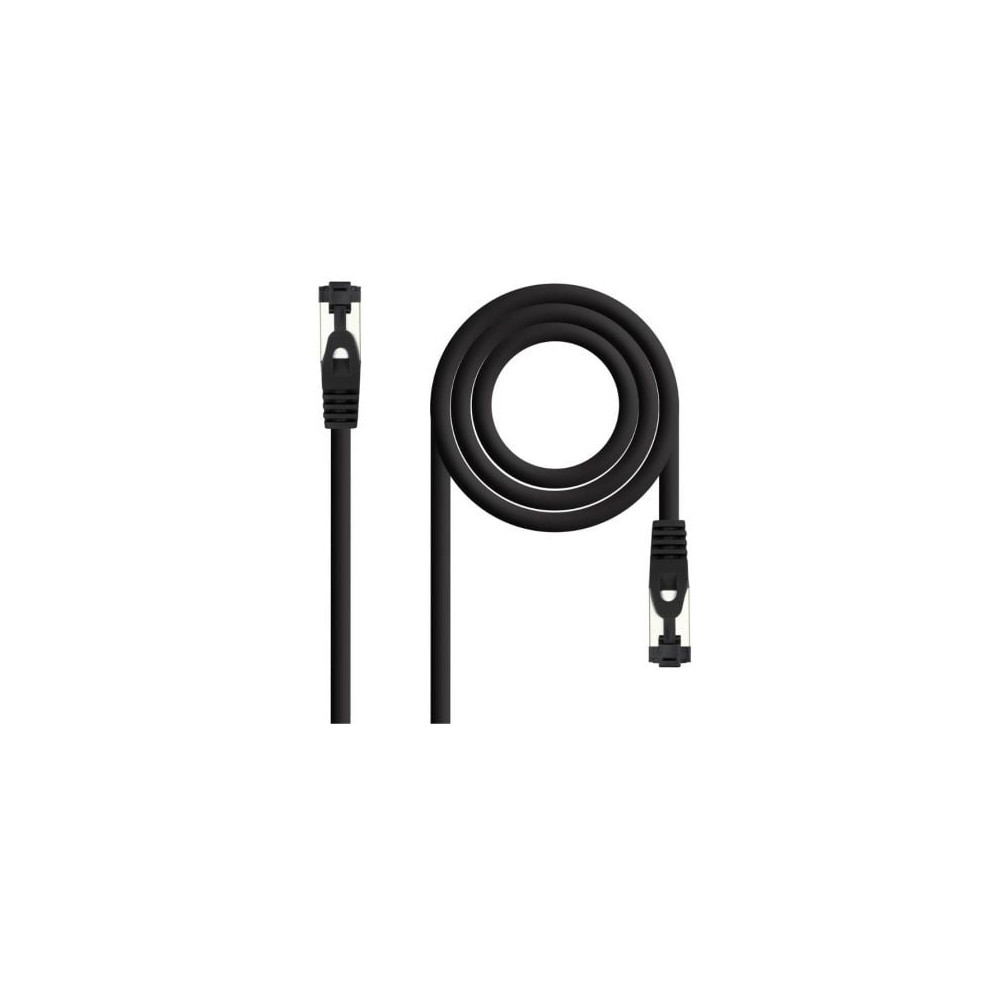 Cable de Red RJ45 SSTP Nanocable 10.20.2005-BK Cat.8.1/ 5m/ Negro | 5 m