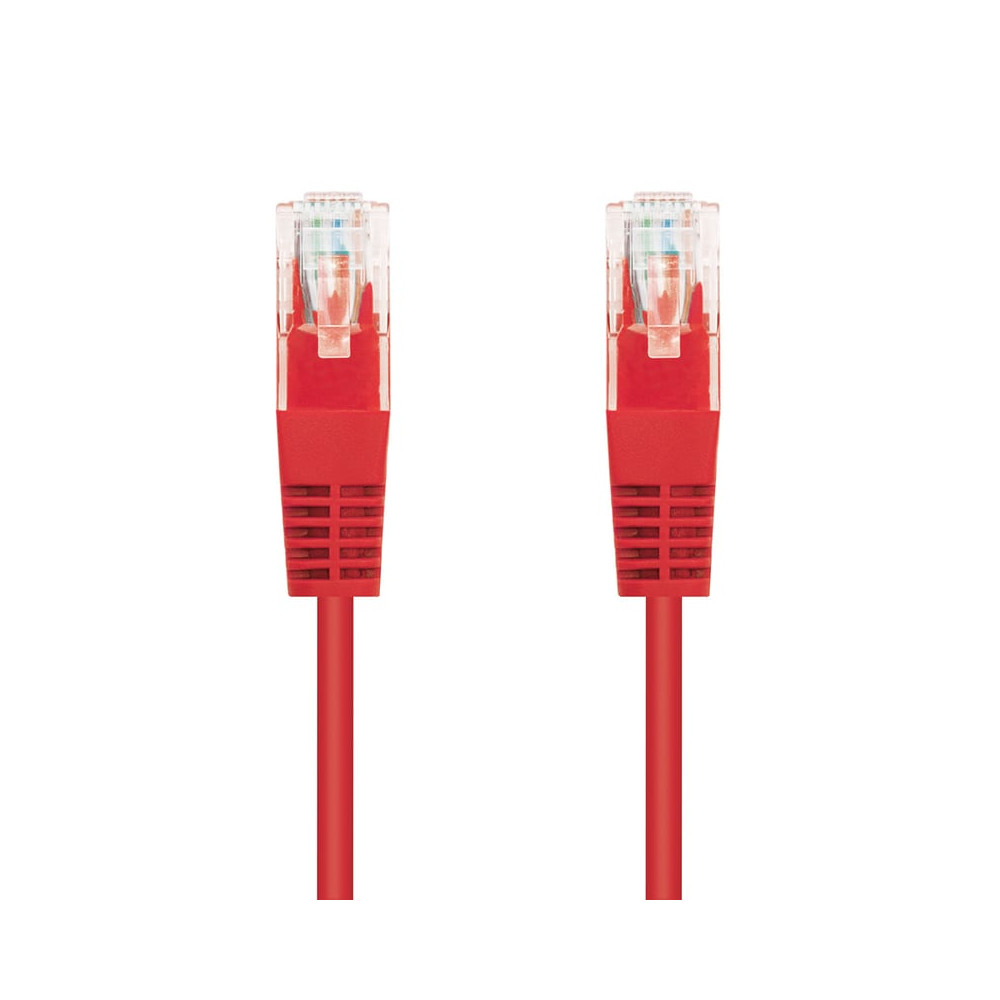 Cable de Red RJ45 UTP Nanocable 10.20.0402-R Cat.6/ 2m/ Rojo | 2 m