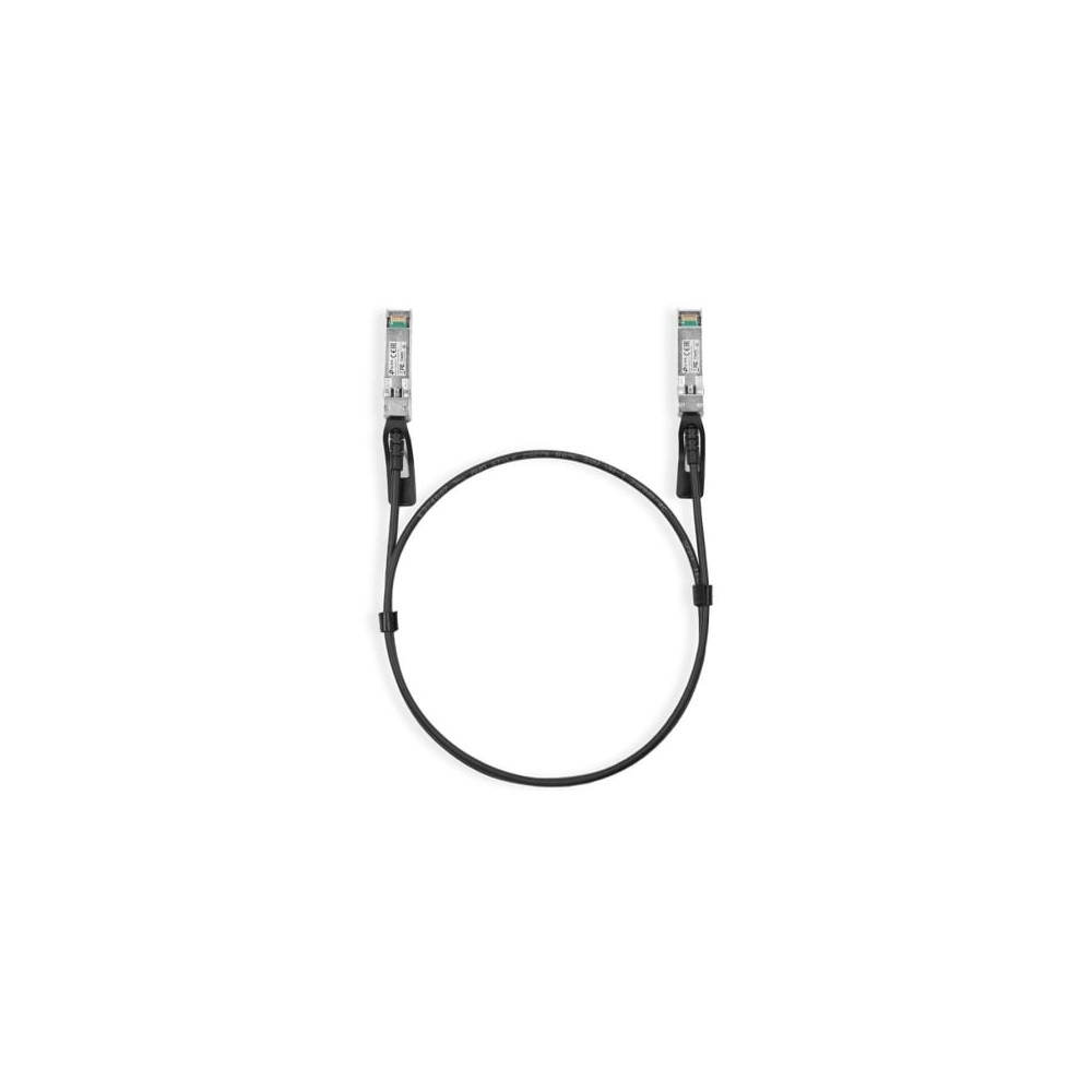 Cable de conexión directa SFP+ TP-Link TL-SM5220-1M/ 10G/ 1m/ Negro | Hasta 1 m