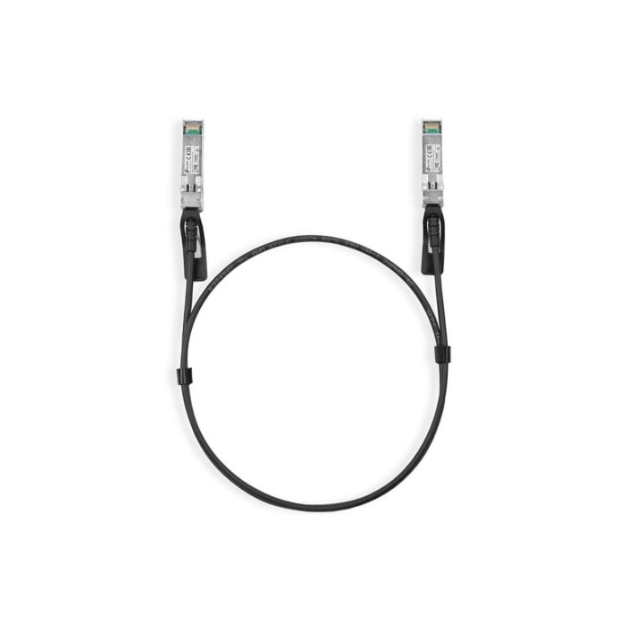 Cable de conexión directa SFP+ TP-Link TL-SM5220-1M/ 10G/ 1m/ Negro | Hasta 1 m