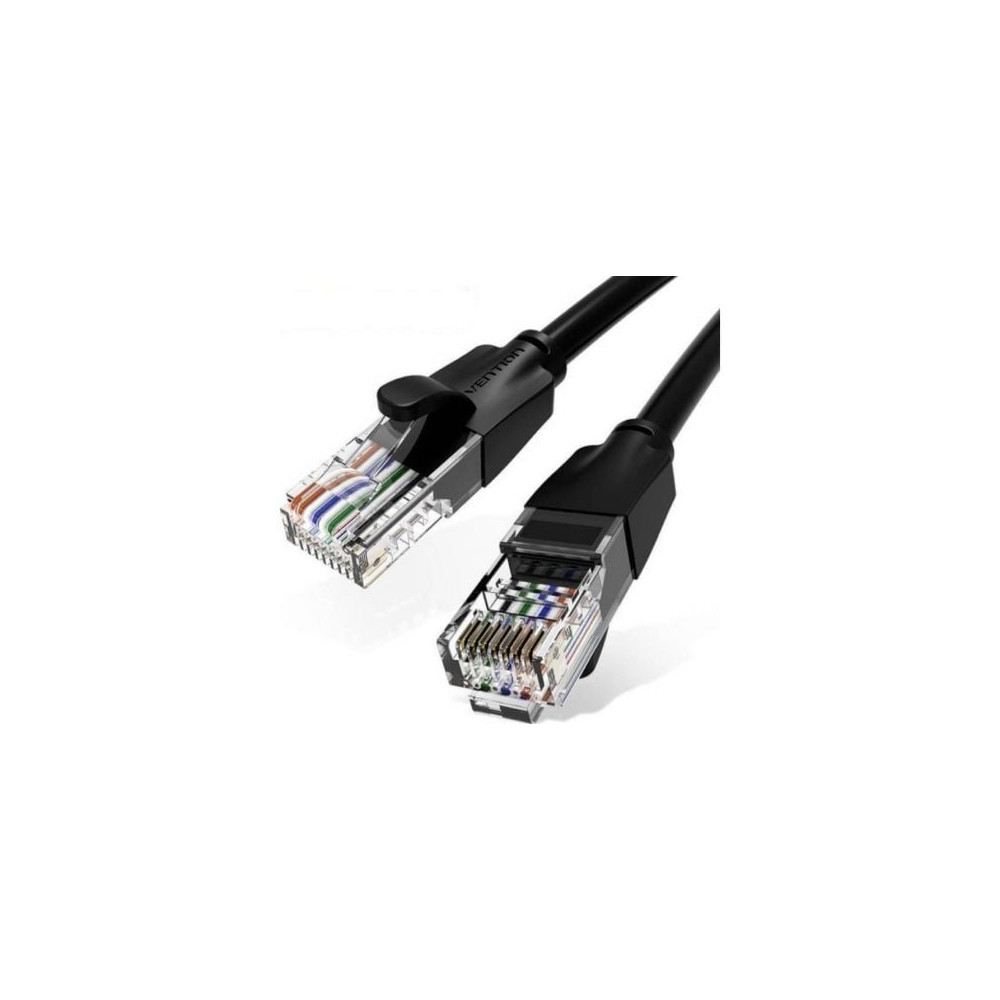 Cable de Red RJ45 UTP Vention IBEBK Cat.6/ 8m/ Negro | 5 m
