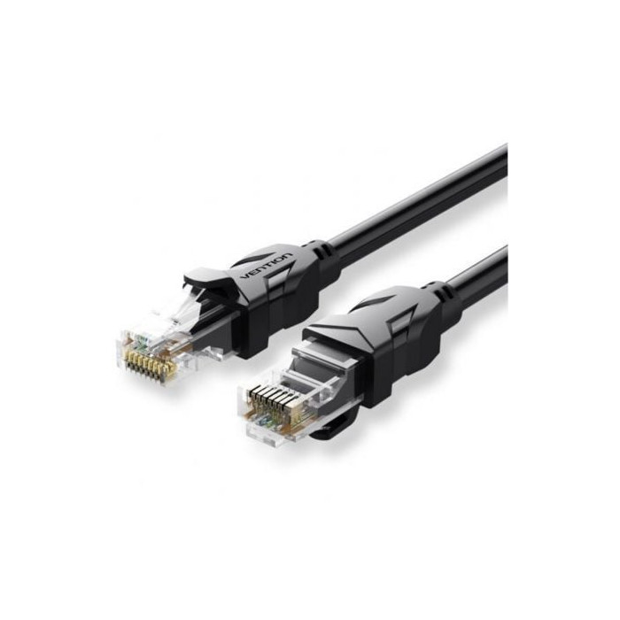 Cable de Red RJ45 UTP Vention IBEBV Cat.6/ 40m/ Negro | 10 m