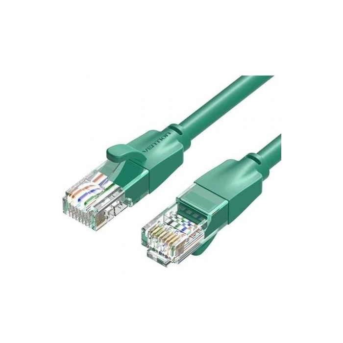 Cable de Red RJ45 UTP Vention IBEGH Cat.6/ 2m/ Verde | 2 m
