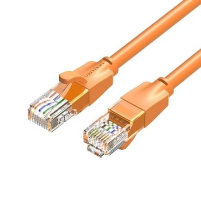 Cable de Red RJ45 UTP Vention IBEOF Cat.6/ 1m/ Naranja | Hasta 1 m