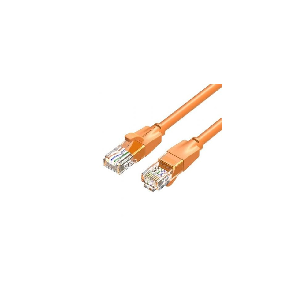 Cable de Red RJ45 UTP Vention IBEOF Cat.6/ 1m/ Naranja | Hasta 1 m
