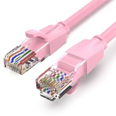 Cable de Red RJ45 UTP Vention IBEPH Cat.6/ 2m/ Rosa | 2 m