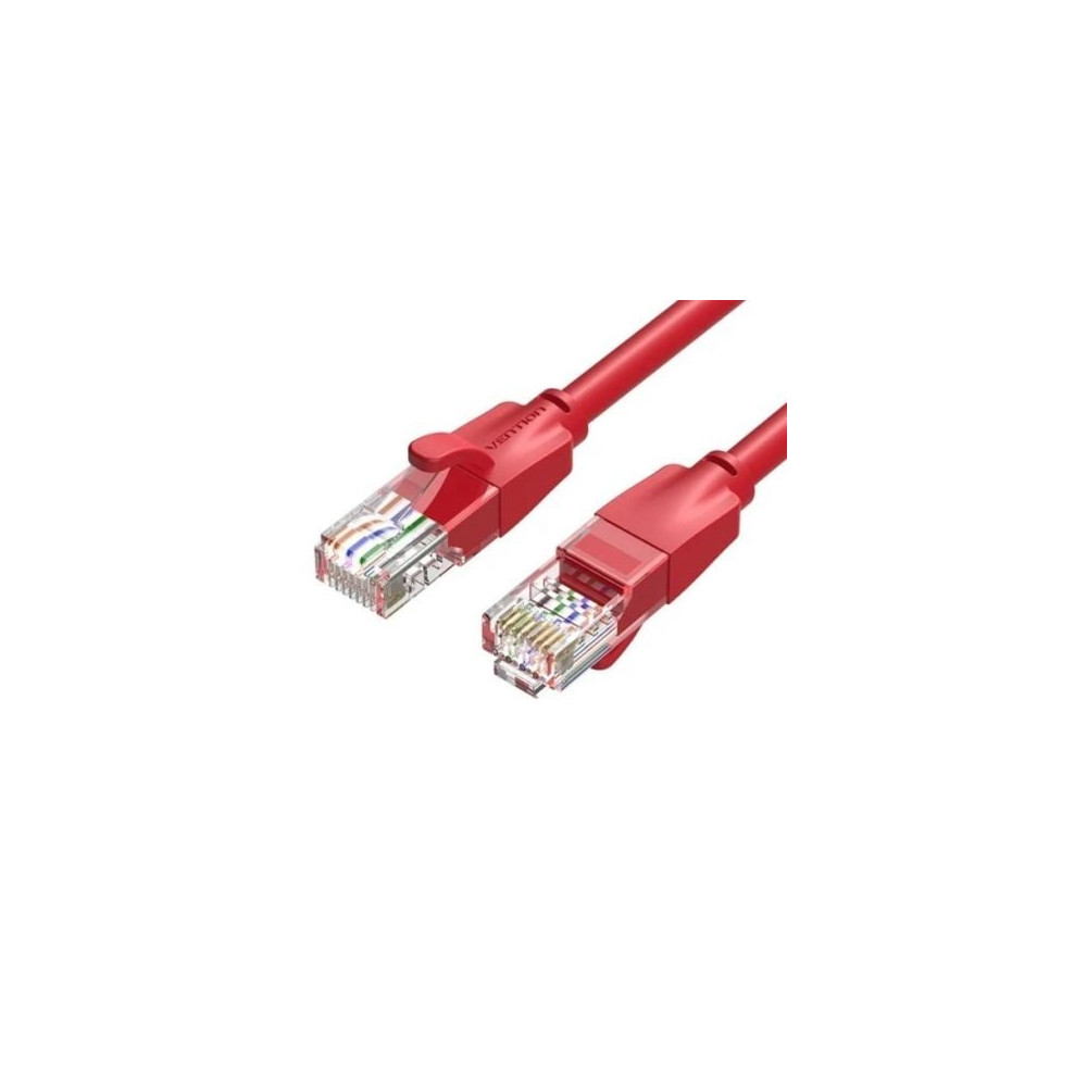 Cable de Red RJ45 UTP Vention IBERF Cat.6/ 1m/ Rojo | Hasta 1 m
