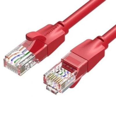 Cable de Red RJ45 UTP Vention IBERH Cat.6/ 2m/ Rojo | 2 m