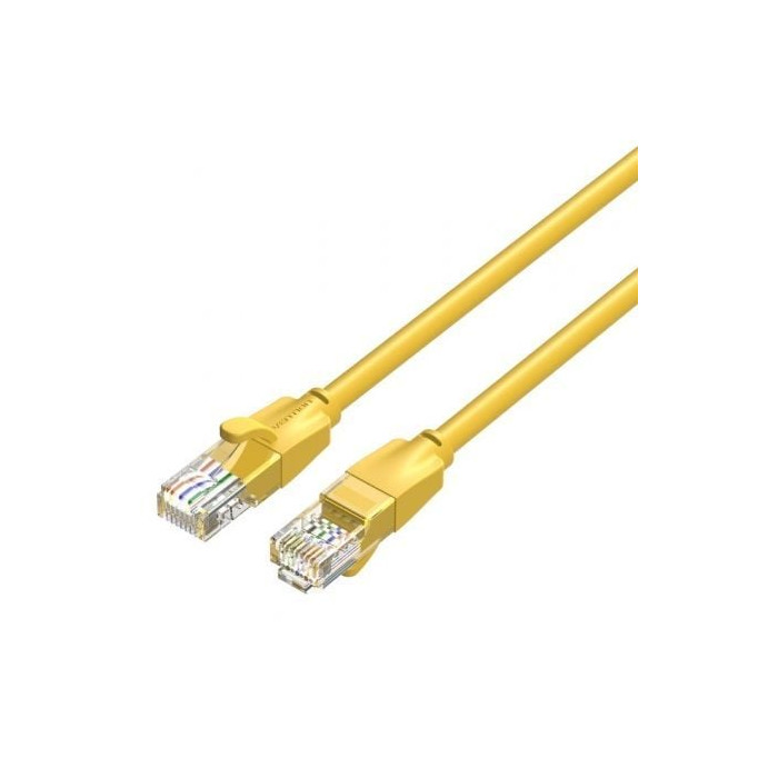 Cable de Red RJ45 UTP Vention IBEYH Cat.6/ 2m/ Amarillo | 2 m