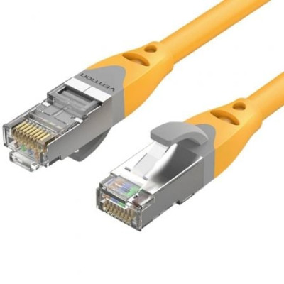 Cable de Red RJ45 SFTP Vention IBHYF Cat.6a/ 1m/ Naranja | Hasta 1 m
