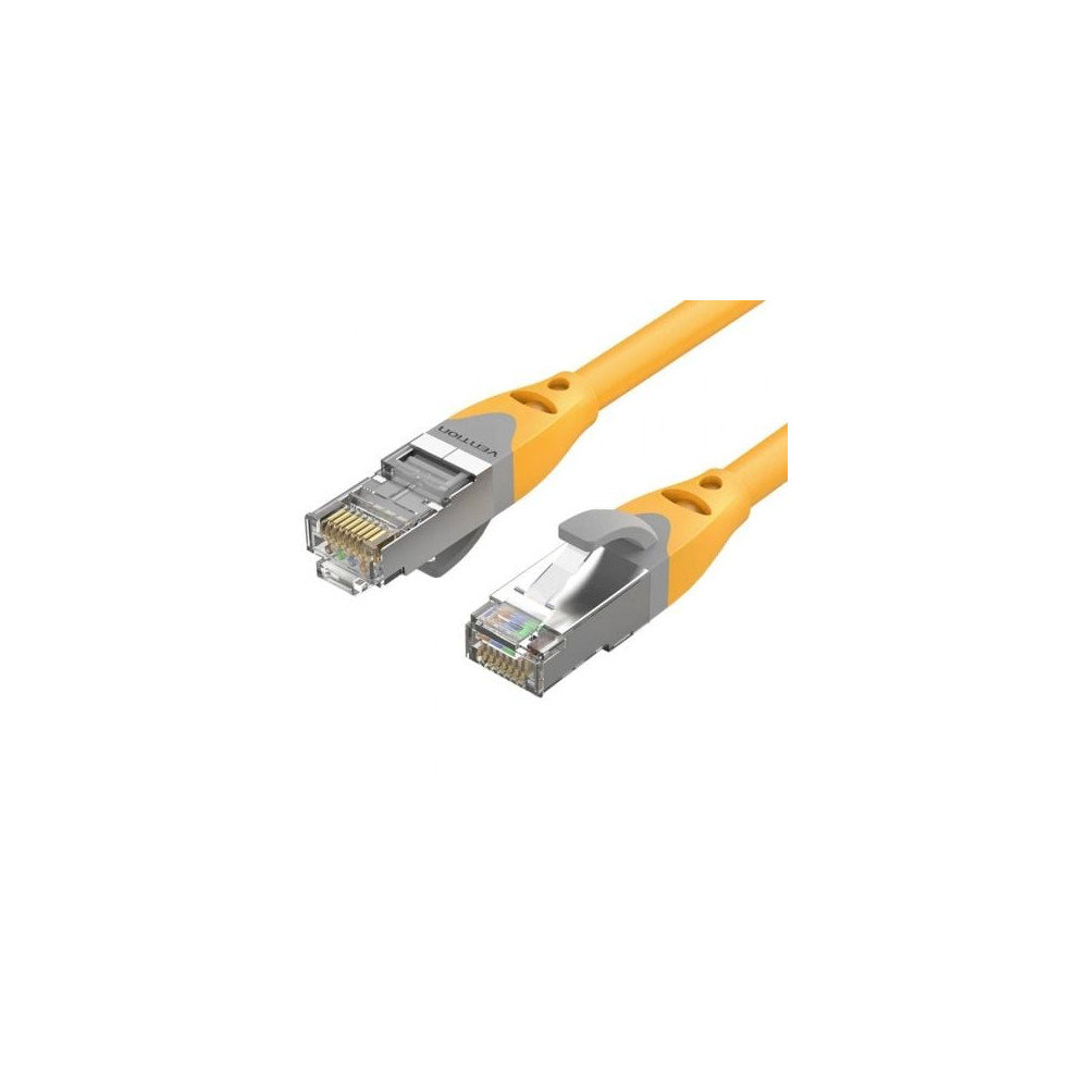 Cable de Red RJ45 SFTP Vention IBHYH Cat.6a/ 2m/ Naranja | 2 m