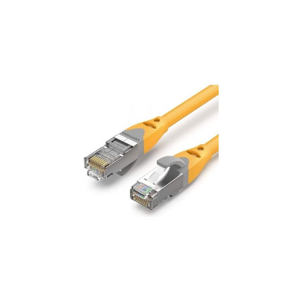 Cable de Red RJ45 SFTP Vention IBHYI Cat.6A/ 3m/ Amarillo | 3 m