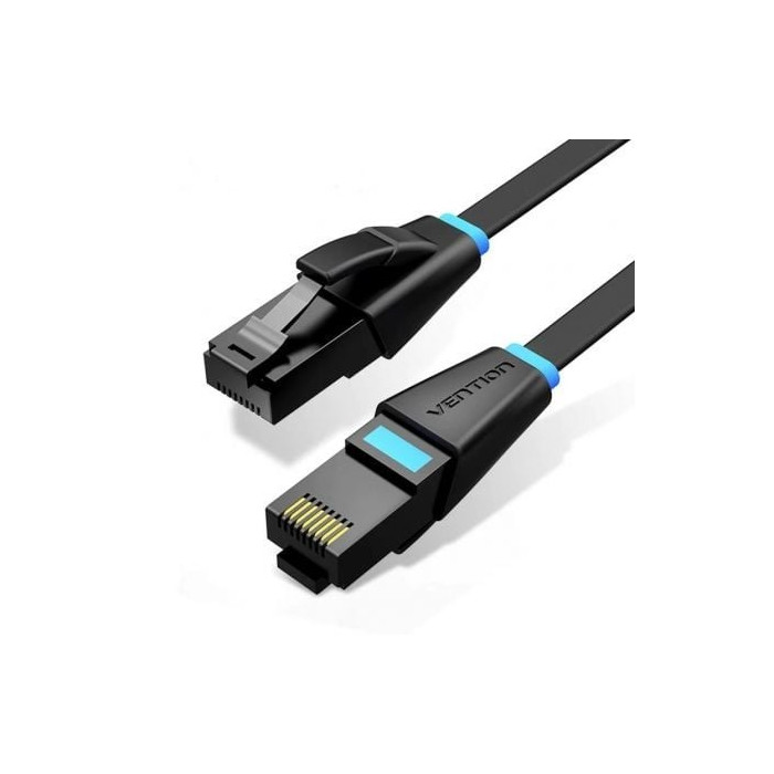 Cable de Red RJ45 UTP Vention IBJBF Cat.6/ 1m/ Negro | Hasta 1 m
