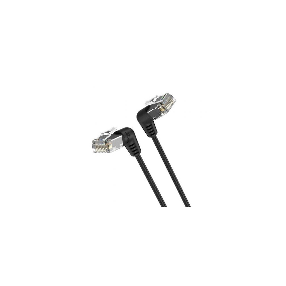 Cable de Red RJ45 UTP Vention IBOBG Cat.6A/ 1.5m/ Cabeza Rotatoria 360º/ Negro | 2 m