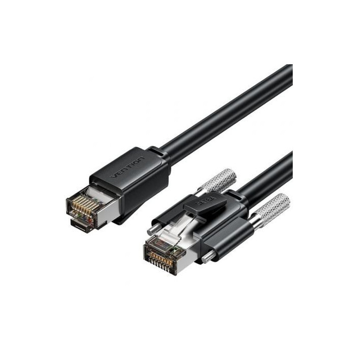 Cable de Red RJ45 SFTP Vention IBUBH Cat.6/ 2m/ Negro | 2 m