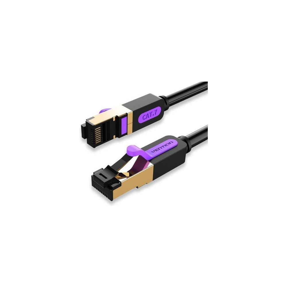Cable de Red RJ45 SFTP Vention ICDBN Cat.7/ 15m/ Negro | 10 m