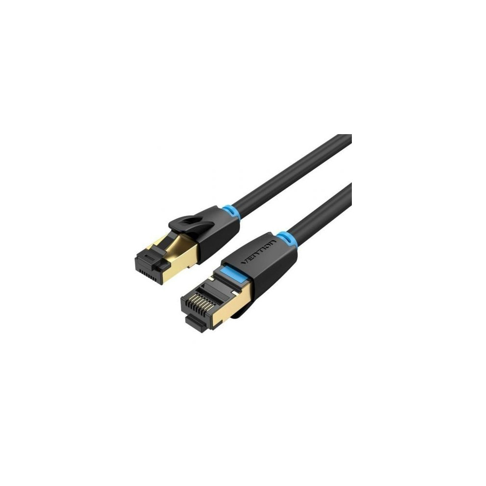 Cable de Red RJ45 SFTP Vention IKABN Cat.8/ 15m/ Negro | 10 m