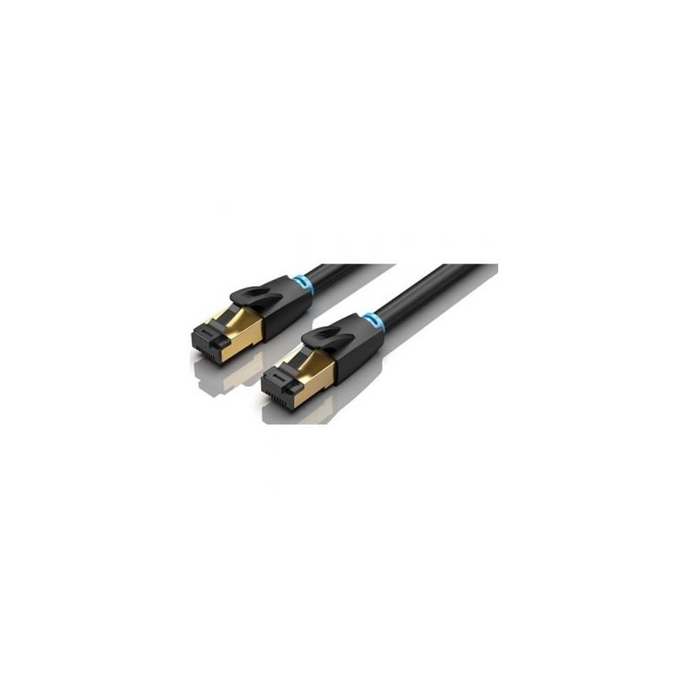 Cable de Red RJ45 SFTP Vention IKABQ Cat.8/ 20m/ Negro | 10 m