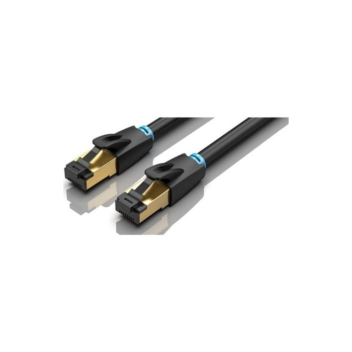 Cable de Red RJ45 SFTP Vention IKABQ Cat.8/ 20m/ Negro | 10 m