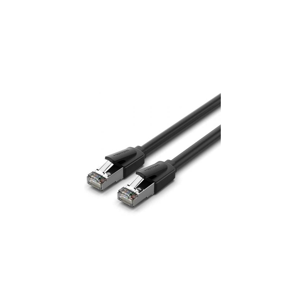 Cable de Red RJ45 SFTP Vention IKKBF Cat.8/ 1m/ Negro | Hasta 1 m
