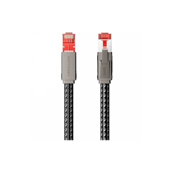 Cable de Red RJ45 SFTP Vention IKMHI Cat.8/ Gaming/ 3m/ Gris | 3 m