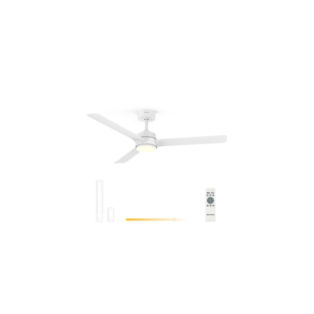 Ventilador de Techo Grunkel SKYEASY52/ 30W/ 3 Aspas 132cm/ 6 Velocidades | Ventiladores