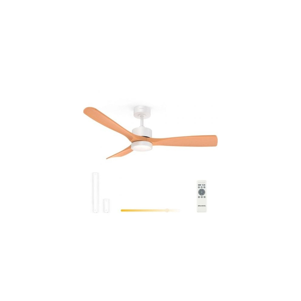 Ventilador de Techo Grunkel SKYSTYLE52/ 35W/ 3 Aspas 132cm/ 6 Velocidades | Ventiladores