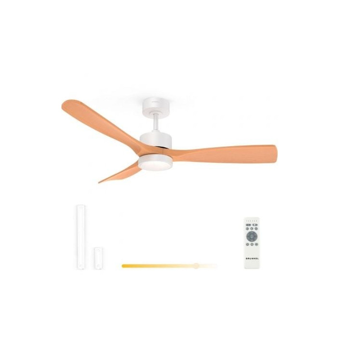 Ventilador de Techo Grunkel SKYSTYLE52/ 35W/ 3 Aspas 132cm/ 6 Velocidades | Ventiladores