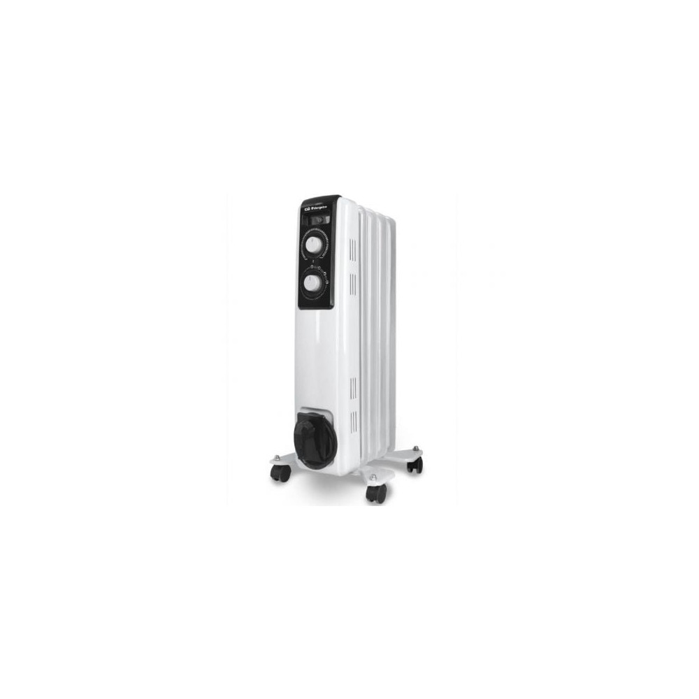 Radiador de Aceite Orbegozo RF 1000 A/ 2 Potencias/ 500-1000W/ 5 Elementos Caloríficos | Radiadores