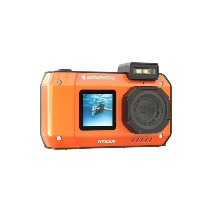 Cámara Digital Deportiva AgfaPhoto Realishot WP9500/ 24MP/ Naranja | Cámaras Digitales