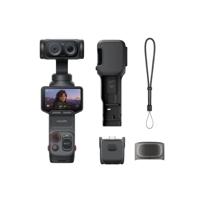 Cámara Digital Deportiva Insta360 Luna Pro/ 8K/ Ángulo de visión 360º/ Negra | Cámaras Digitales