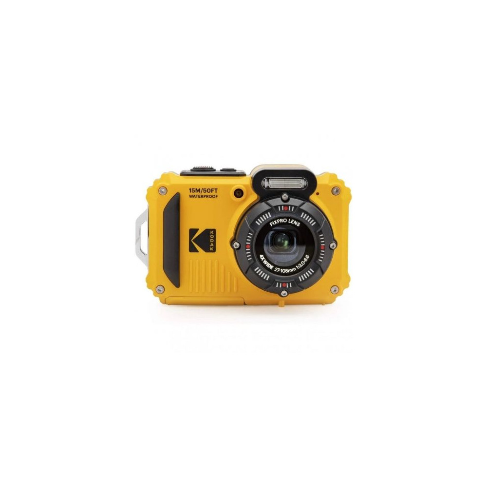 Cámara Digital Deportiva Kodak Pixpro WPZ2/ 16MP/ Zoom Óptico 4x/ Amarilla | Cámaras Digitales