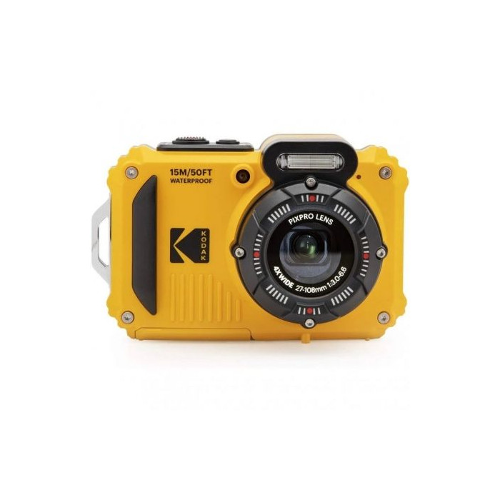 Cámara Digital Deportiva Kodak Pixpro WPZ2/ 16MP/ Zoom Óptico 4x/ Amarilla | Cámaras Digitales