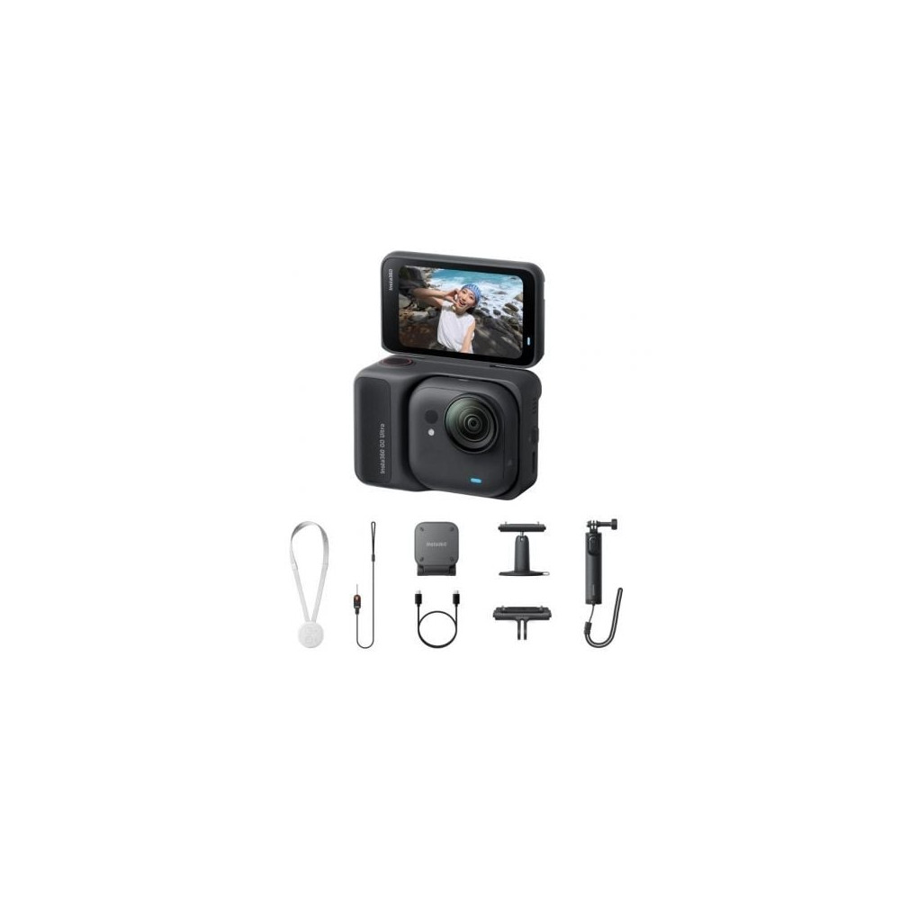 Cámara Digital Deportiva Insta360 GO Ultra Pack Creador/ 4K/ Ángulo de visión 360º/ Negra | Cámaras Digitales